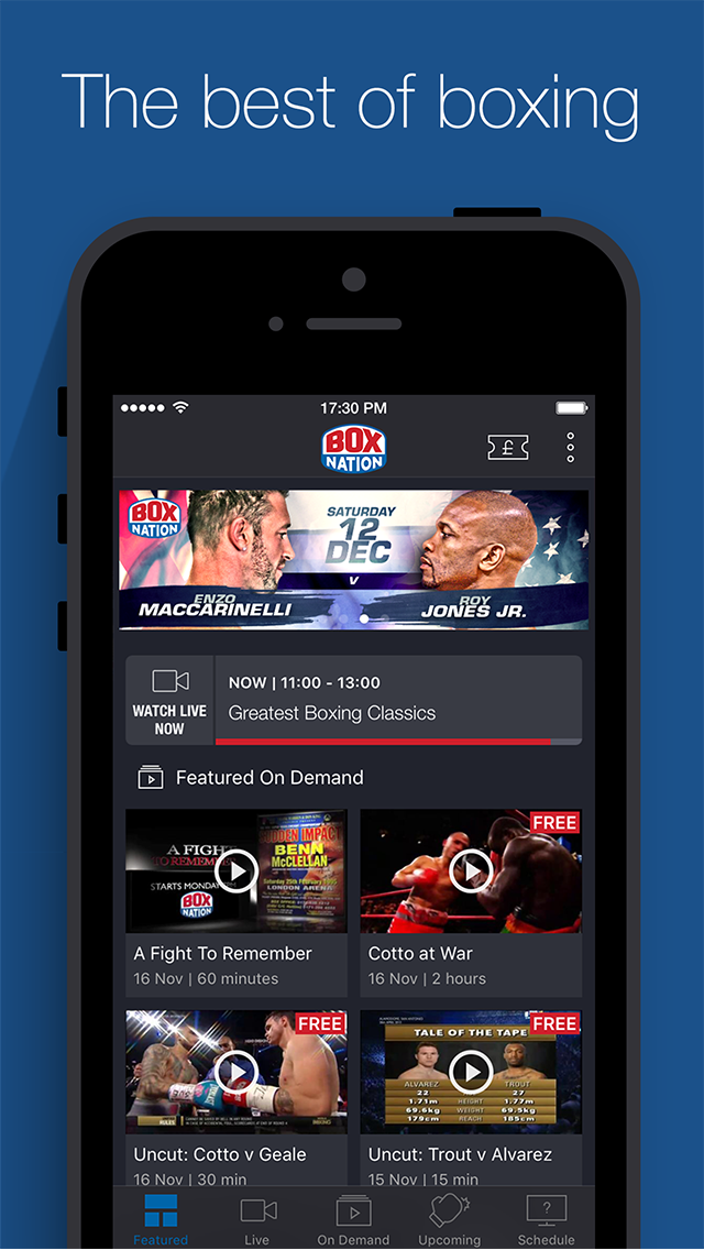 BoxNation, Featured